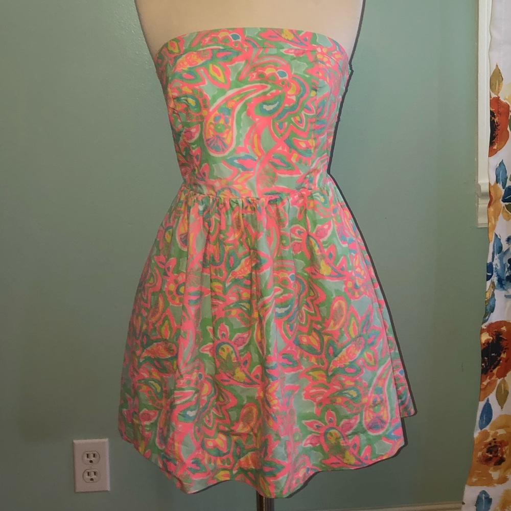 Lilly Pulitzer Lottie Dress Make a Splash Small